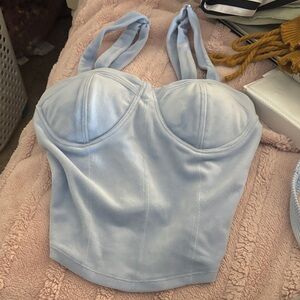 No Boundaries Light Blue Tank Top